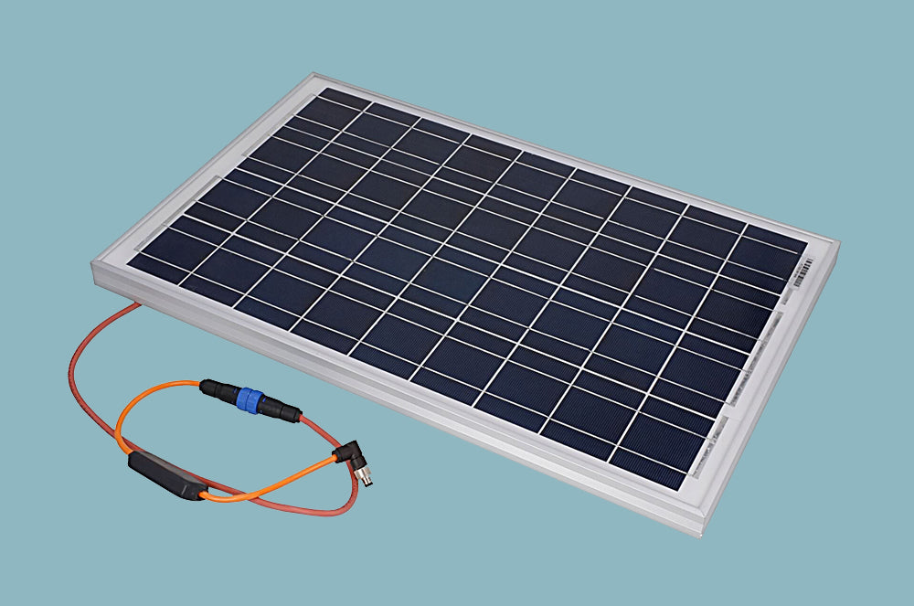 Solarpanel mit Zubehör
