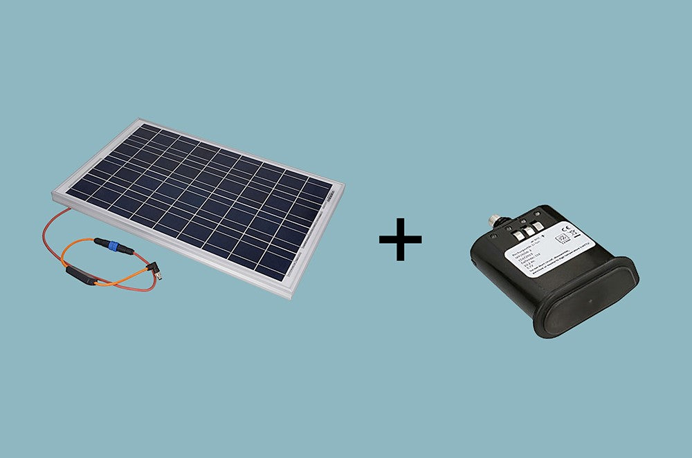 Solarpanel mit Zubehör
